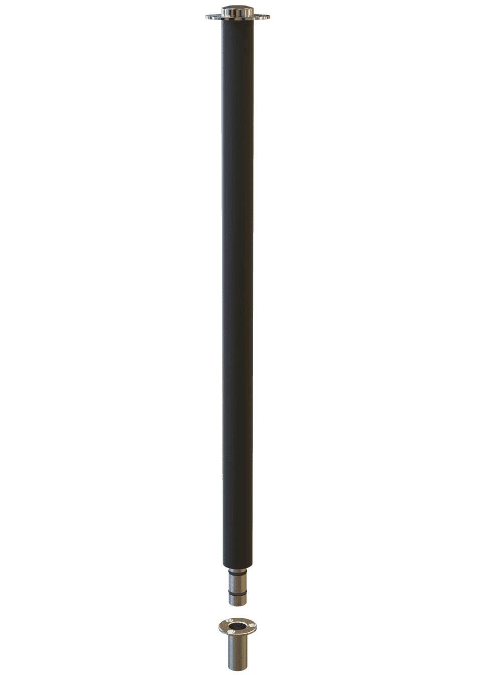 Poste Separador con Cordón Catenaria Unfix